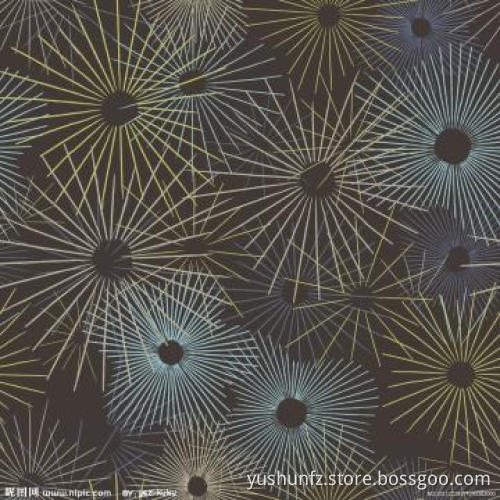 Twill peach skin pu transfer printed bag fabric